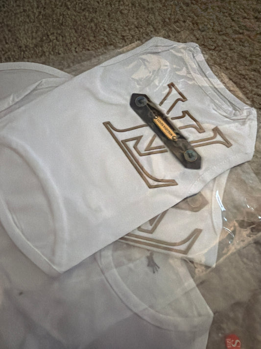 Luxury White Dog Shirt